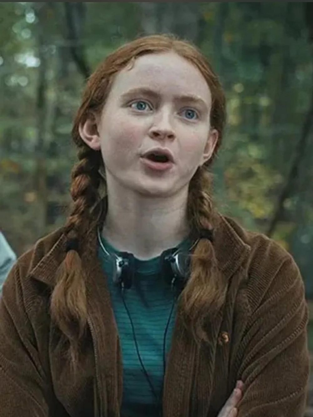 ASO Stranger Things Green Stripe Sleeve Top - Max Mayfield